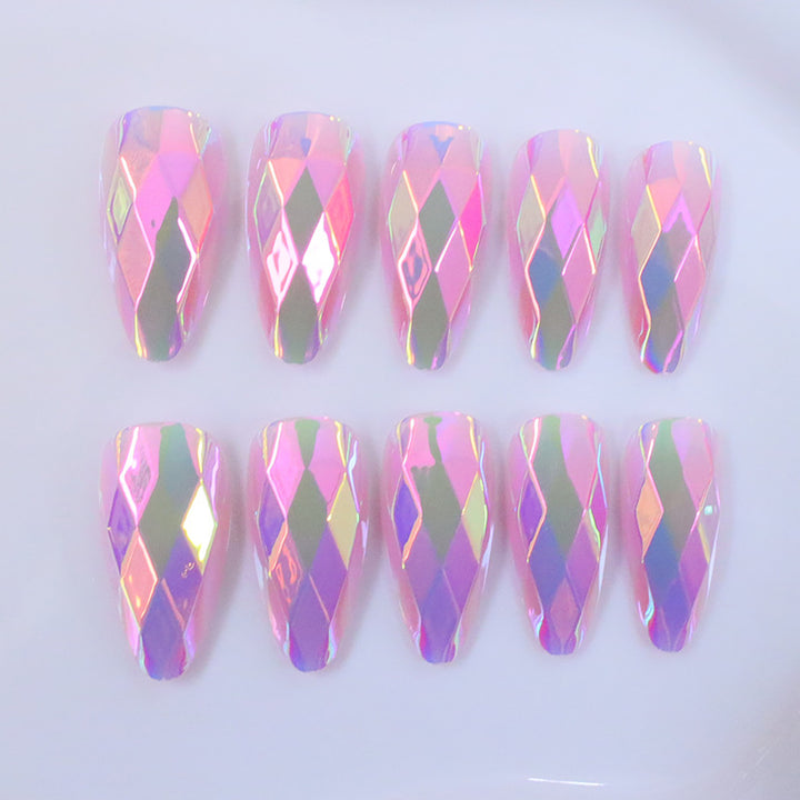 Dekorative Acryl Stiletto Nagelspitzen Karnz