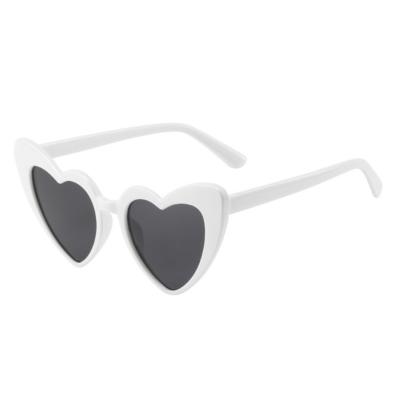 Herzförmige Mode-Sonnenbrille Karnz