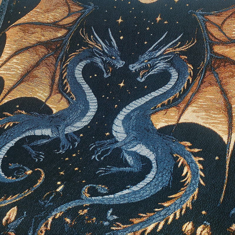Künstlerische Drachen-Themen Dekokissenwurfdecke