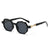 Damen stilvolle geometrische Sonnenbrille Karnz