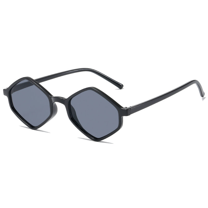 Damen stylische geometrische Sonnenbrille mit elegantem Rahmen Karnz