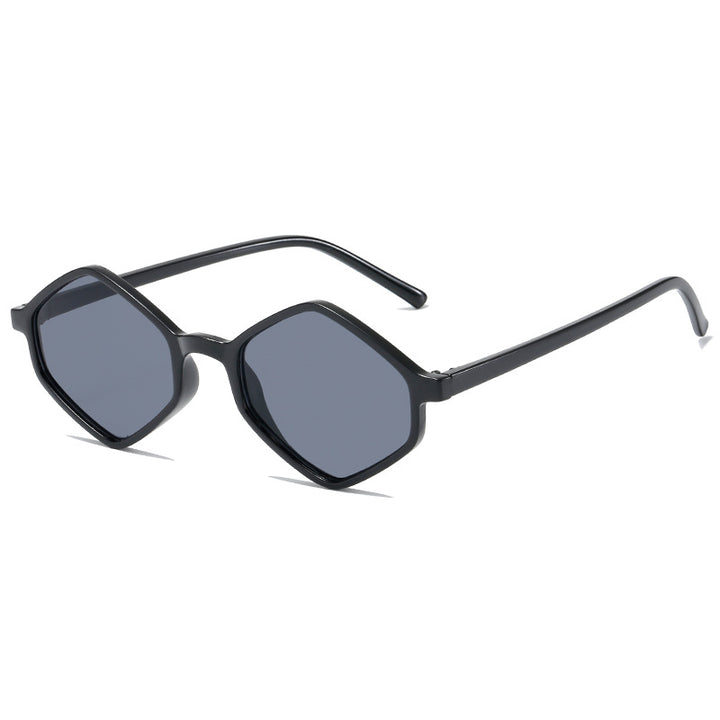 Damen stylische geometrische Sonnenbrille mit elegantem Rahmen Karnz