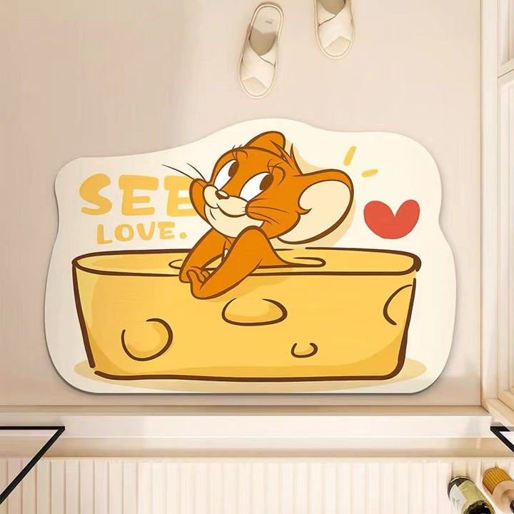 Cartoon Bär-Themen Plüsch Badezimmermatte