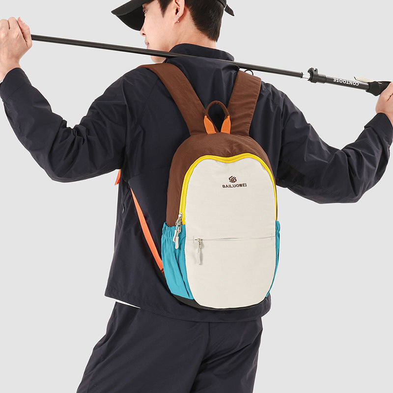 Leichter Multi-Taschen Mini-Rucksack Karnz