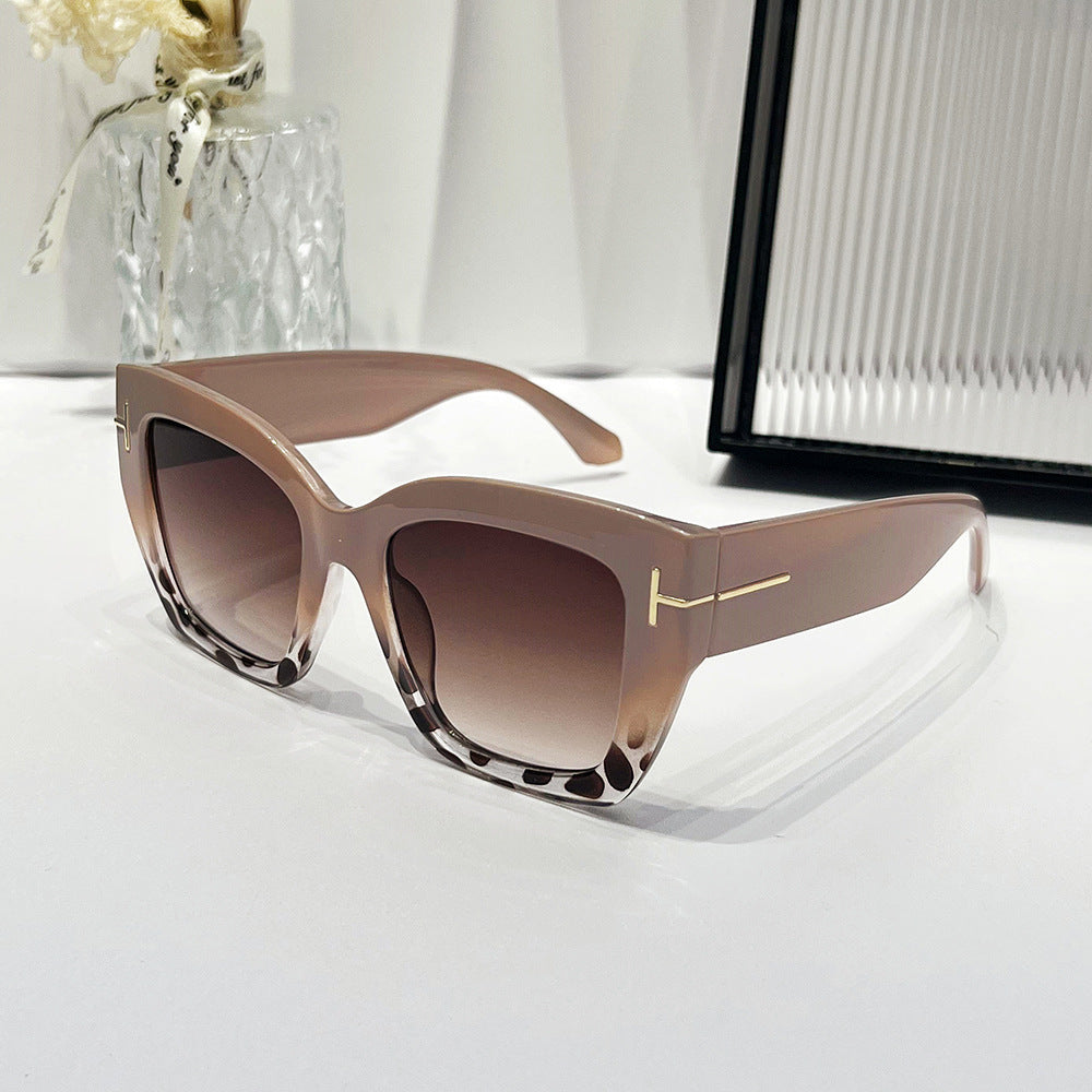 Moderne Übergroße Quadratische Sonnenbrille Karnz