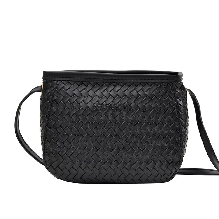 Gewebte Leder Umhängetasche  1790614236