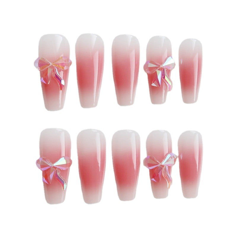 Elegantes Ombre Press-On Nageldesign