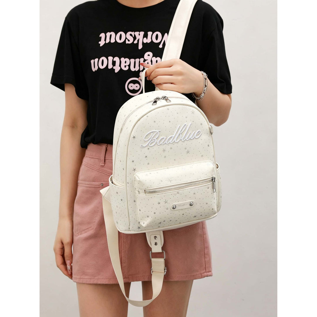 Stern-Bestickte Freizeit-Rucksack Karnz