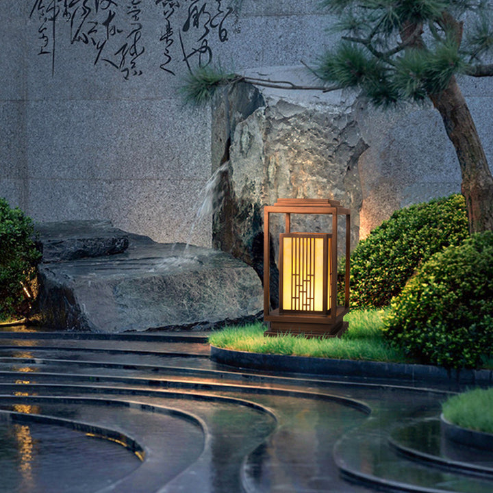 Japanisch inspiriertes Außenlaterne