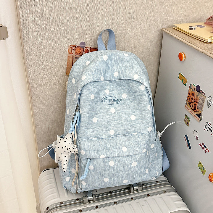 Süßer dekorativer gepunkteter Rucksack Karnz