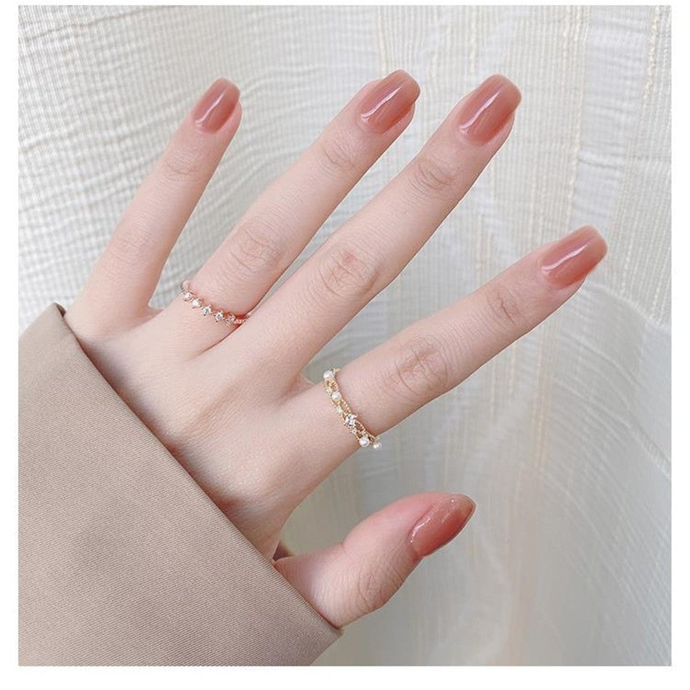 Ombre Glossy Press-On Nagelset Karnz 1790727316