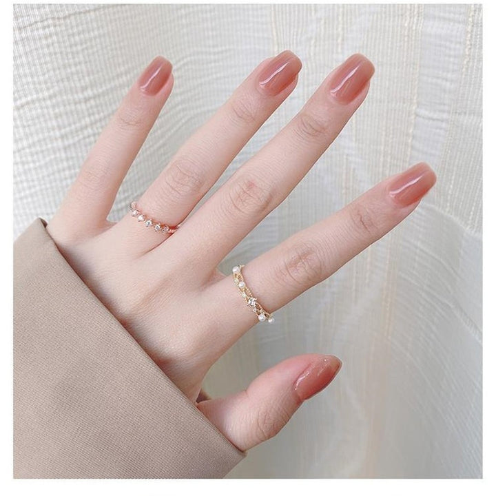 Ombre Glossy Press-On Nagelset Karnz 1790727316