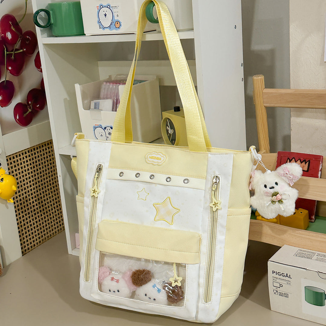 Transparente Taschen-Rucksack Karnz