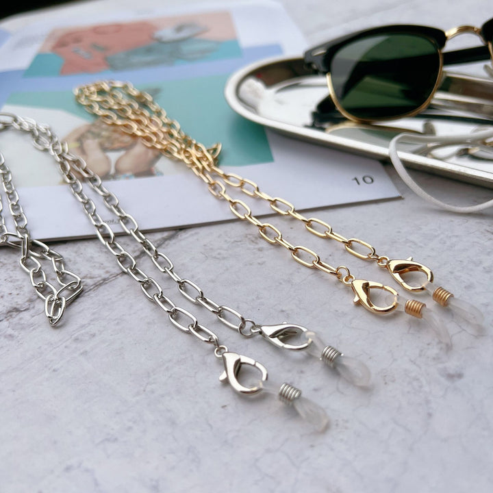 Stylische Lang-Link Brillen Kette Karnz