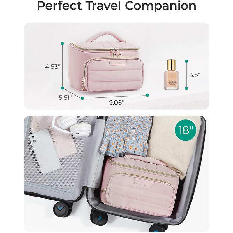 Kosmetik-Organizer Tasche mit Separaten Fächern und Kosmetischem Fach Karnz