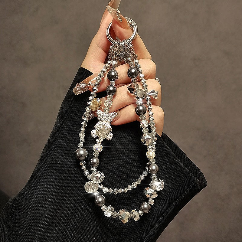 Elegante Perlen Charm Brillenband Karnz