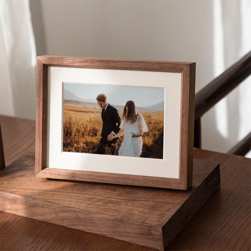 Premium Rustikaler Holzrahmen für Fotos