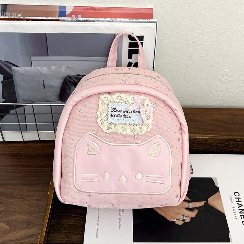 Niedlicher Cartoon-Katzen-Rucksack