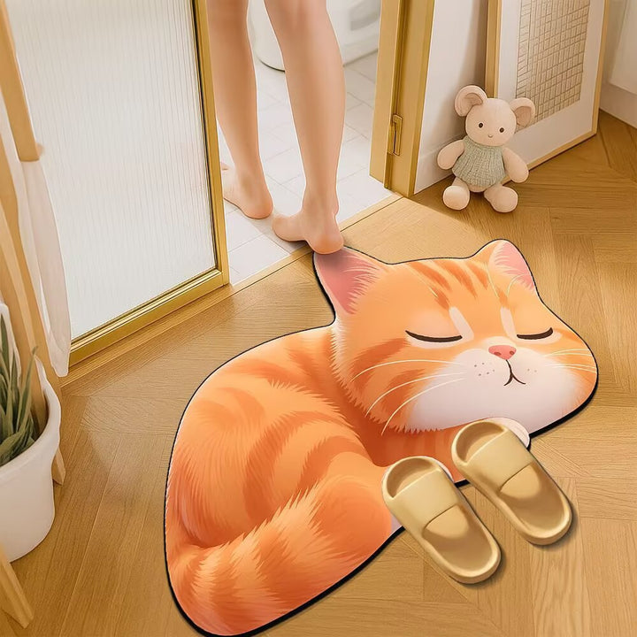 Dekorative Katzen-Themen-Bodenmatte
