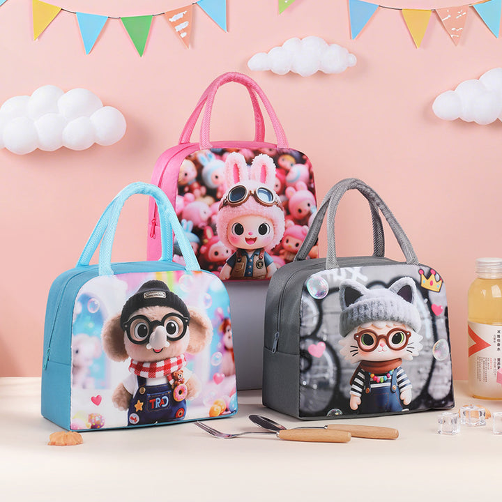 Fun Character Isolierte Lunch Tasche Karnz