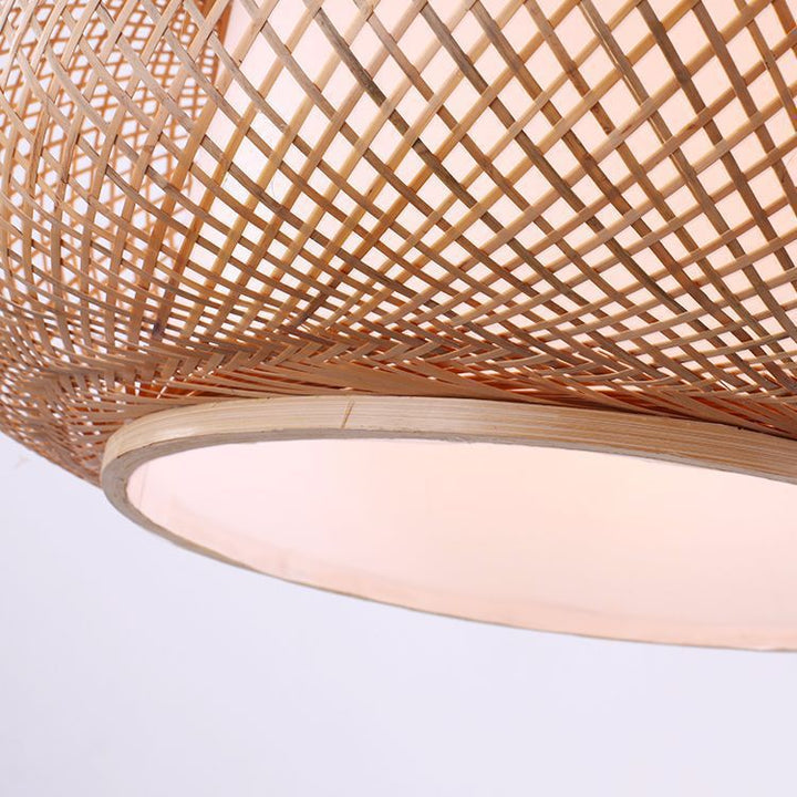 Geflochtene Rattan Hängeleuchte