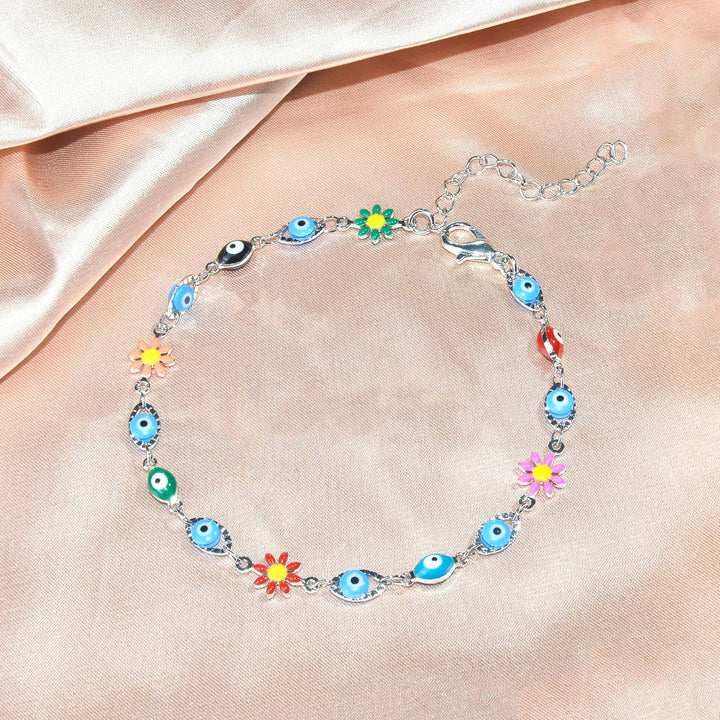 Farbenfrohes bösen Blick Charm Armband Karnz 1788164354