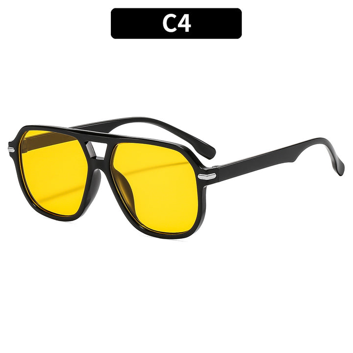 Stylische fette quadratische Rahmen Sonnenbrillen