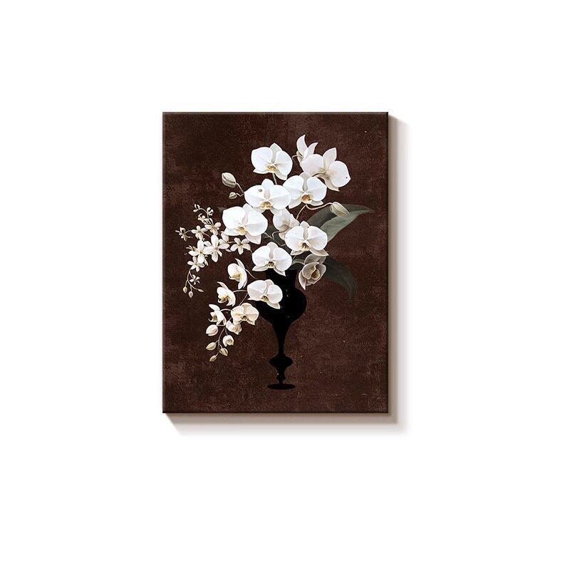 Elegante Orchideen Blumencanvas Kunstwerk