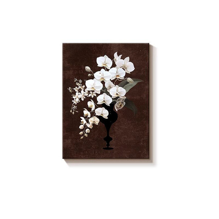 Elegante Orchideen Blumencanvas Kunstwerk