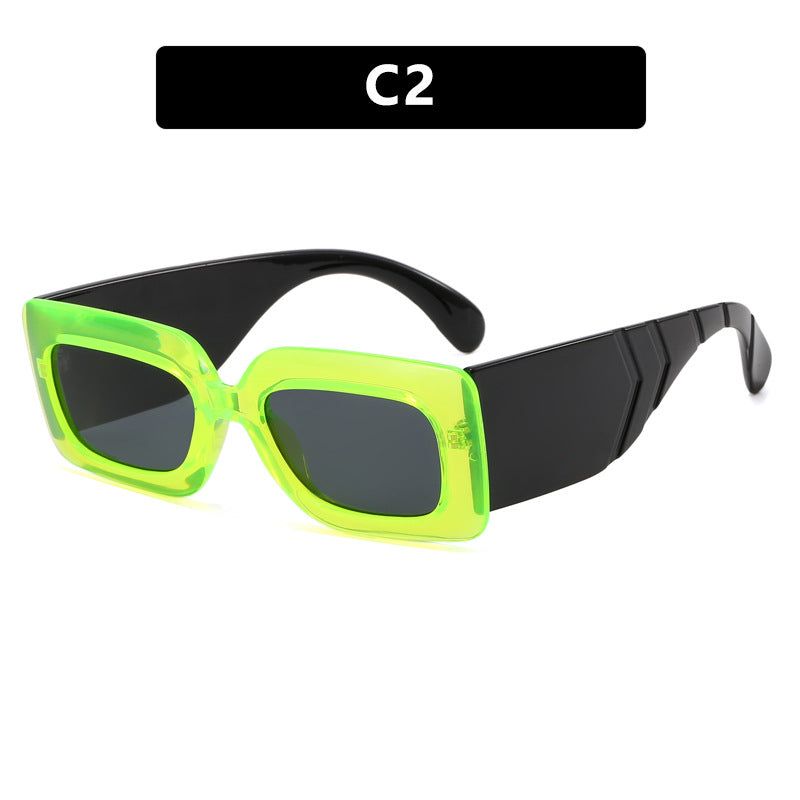 Damen extravagante Sonnenbrille mit auffälligem Schlangenmuster Karnz