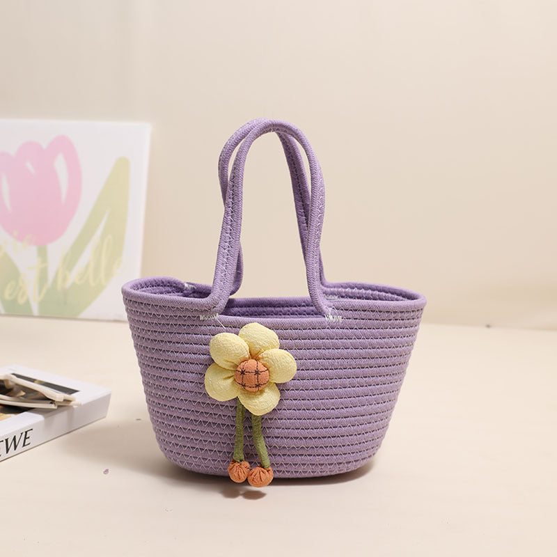 Damen Handgefertigte Kosmetiktasche mit floralem Design Karnz
