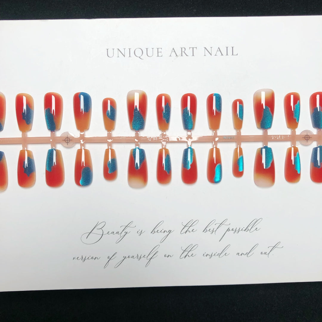 Gel Press-On Nagelkunst Set