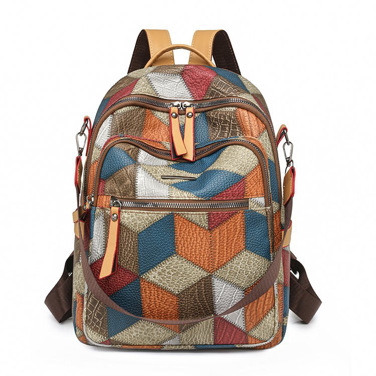 Vielseitiger multifunktionaler Leder Rucksack Karnz
