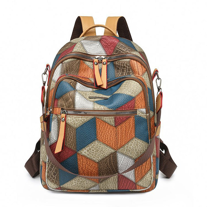 Vielseitiger multifunktionaler Leder Rucksack Karnz
