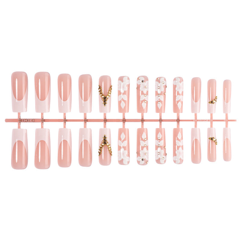 Premium Dekorative Druck-Nagelset mit floralen Verzierungen Karnz