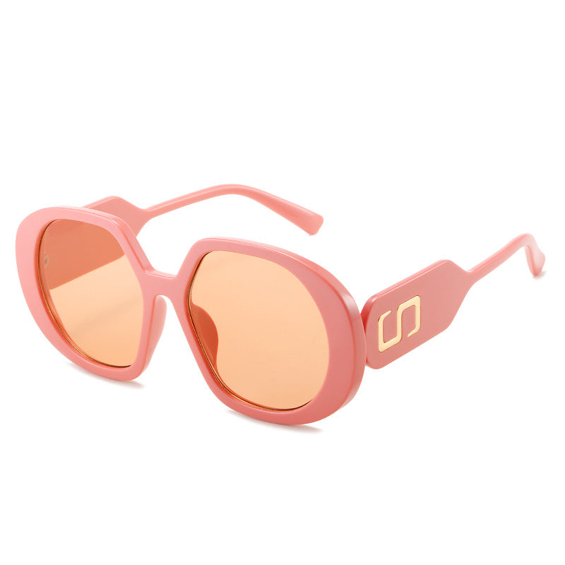 Damen oversized Sonnenbrille mit markantem Rahmen und UV-Schutz Karnz