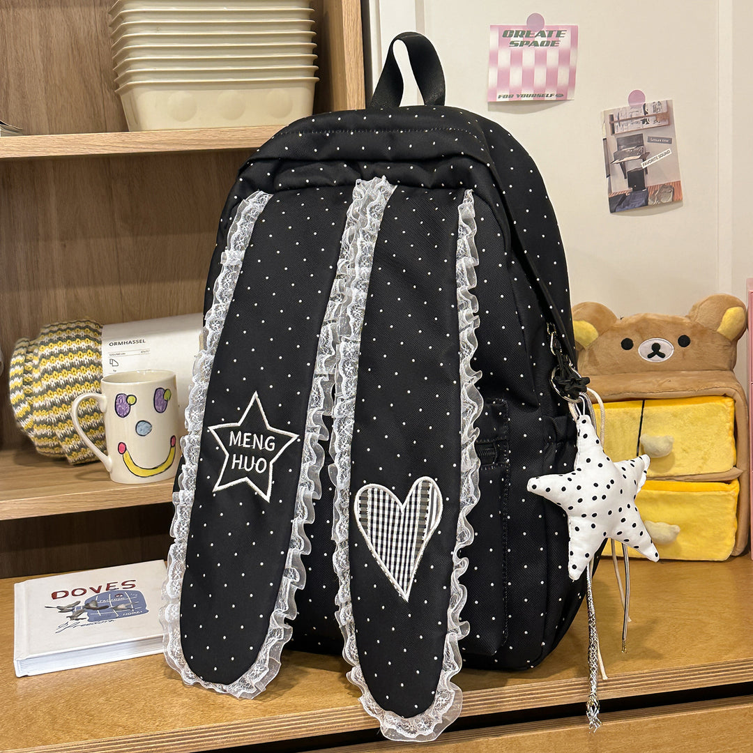 Verspielter dekorativer Patchwork-Rucksack Karnz