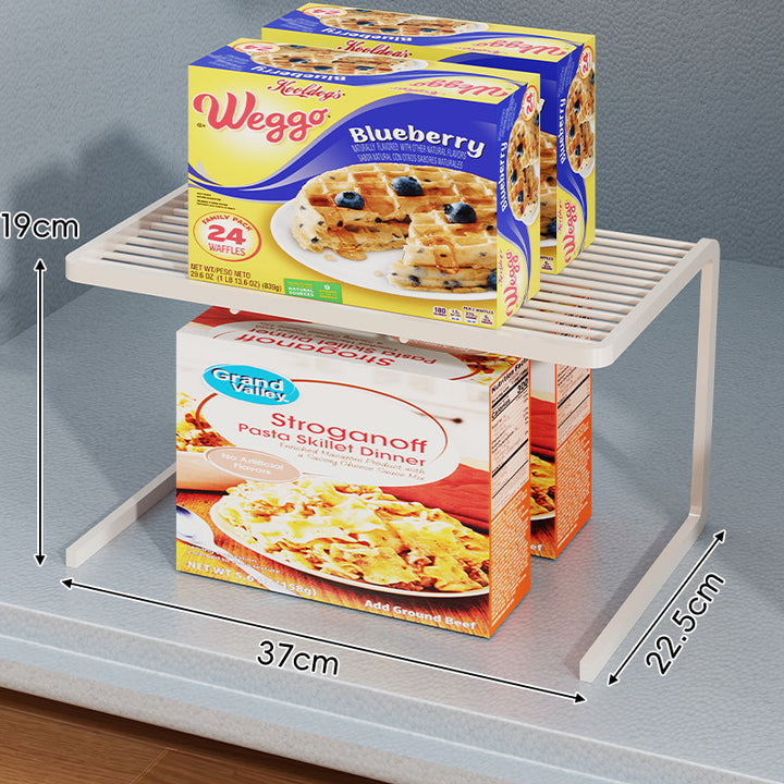 Dreistufiger schlanker eingelassener Arbeitsplatten-Pantry-Regal-Organizer