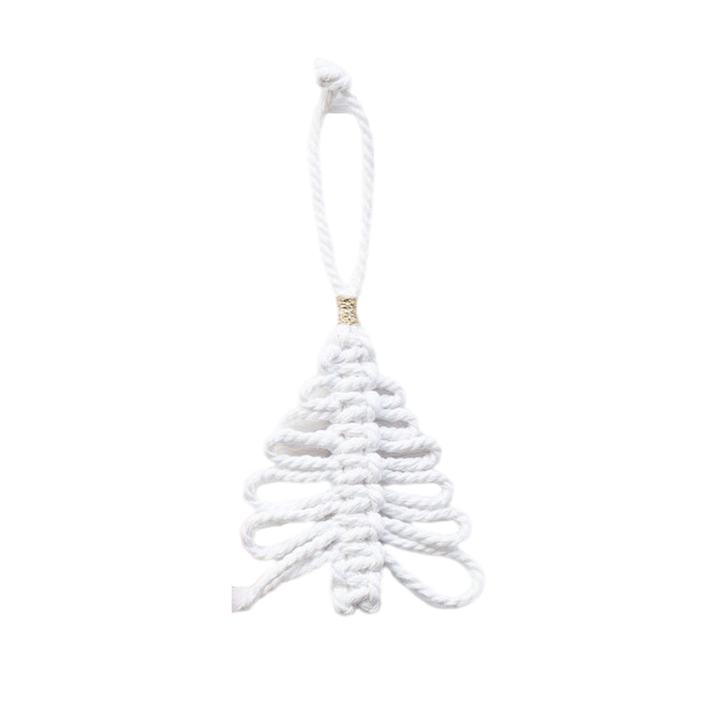 Macrame Weihnachtsbaum Ornament Karnz