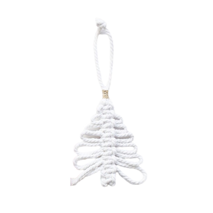 Macrame Weihnachtsbaum Ornament Karnz