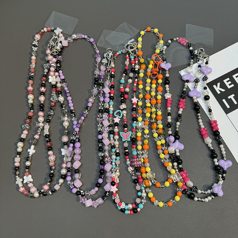 Artisan Perlen Charme Halskette Karnz
