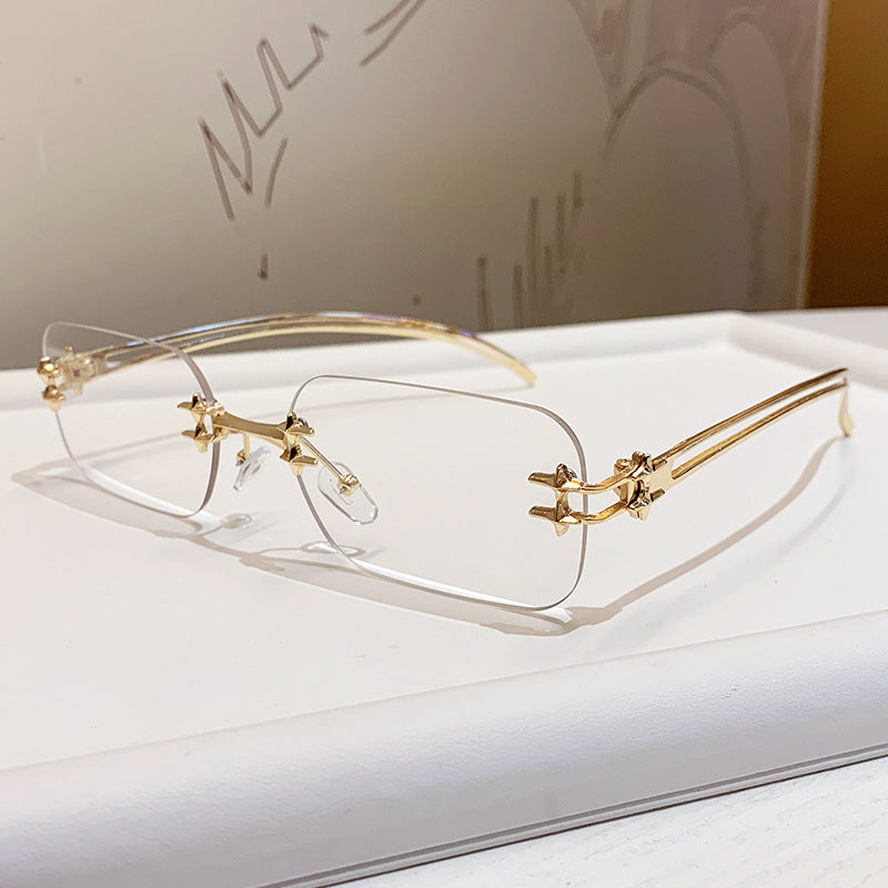 Damen filigrane Brille Karnz