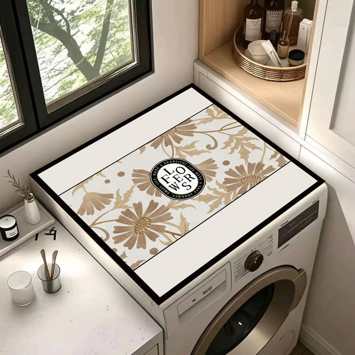 Vintage Floral Decorative Laundry Mat Karnz
