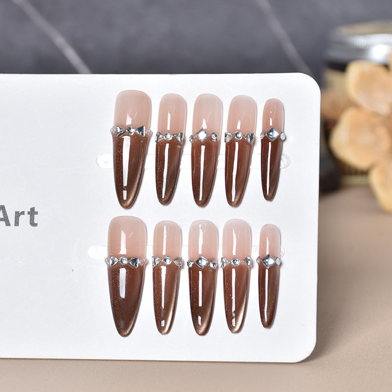 Glamouröse Lange Stiletto Press-On Nagelverlängerungen Karnz 1787316087