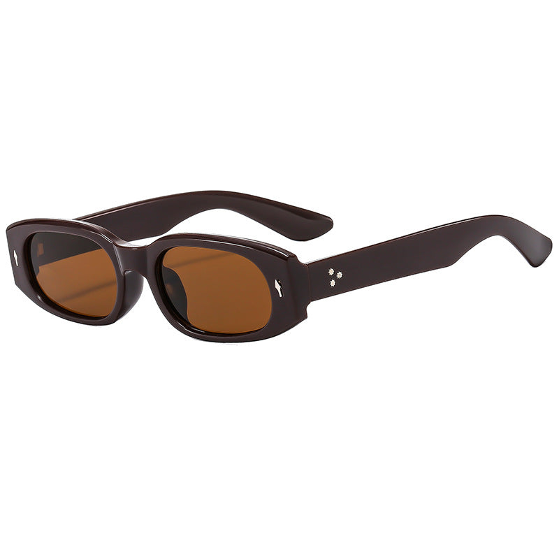 Damen Designer-Sonnenbrille mit stilvollem, quadratischem Rahmen Karnz
