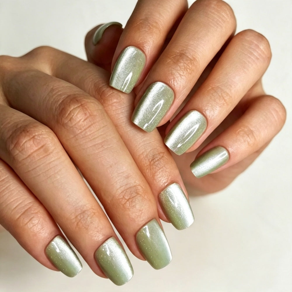 Glänzende Ombre-Nagelspitzen Karnz