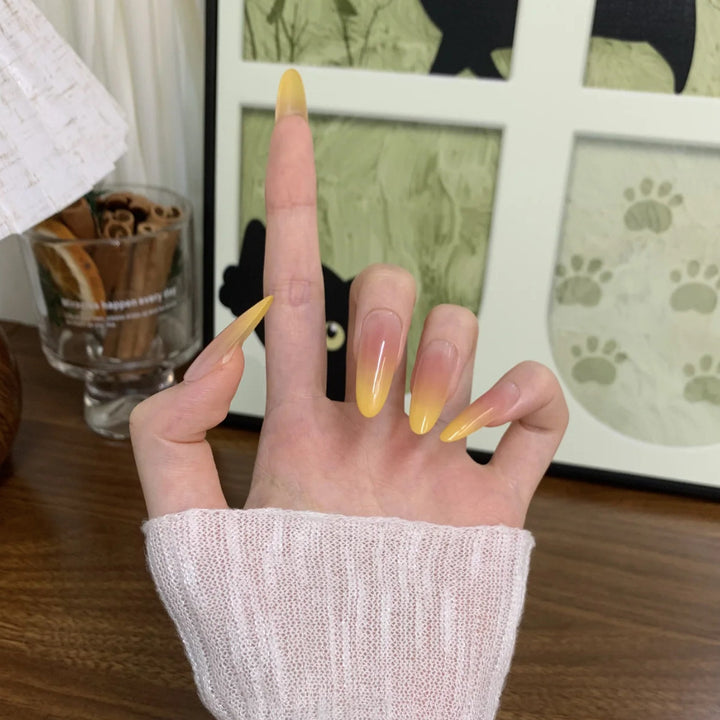 Gradient Stiletto Press-On Nails Karnz