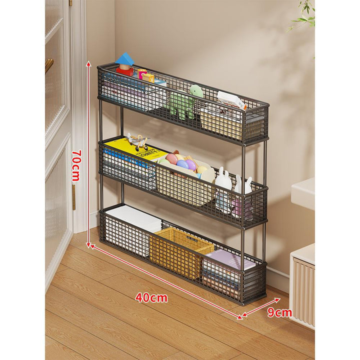 Slim Vertikaler Netzkorb Organizer Regalsystem für enge Räume