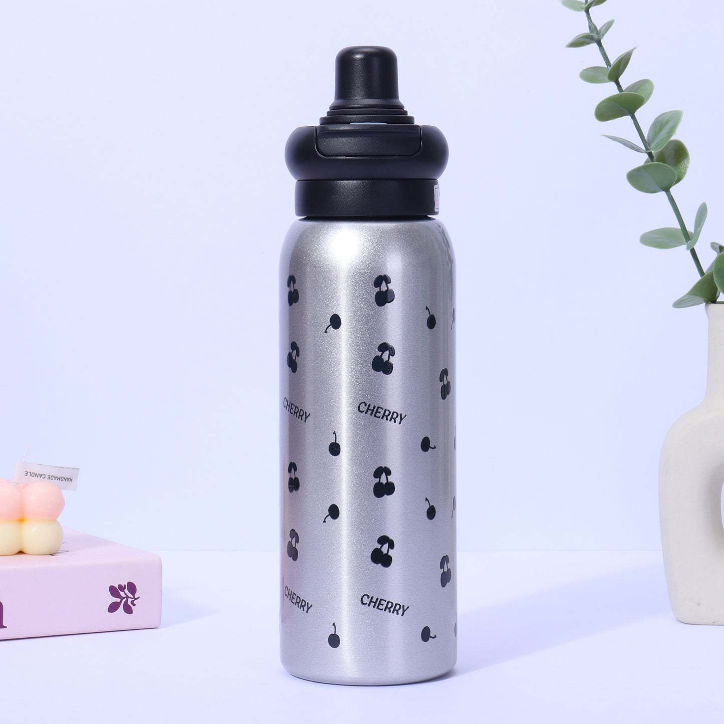 Damen Thermo-Trinkflasche mit rutschfestem Griff und ausgefallenem Design Karnz