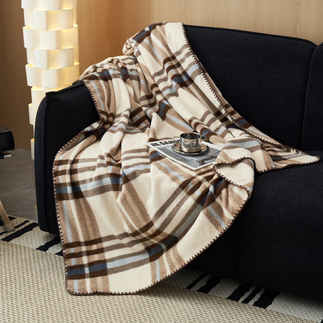 Gemütliche dekorative Fleece-Decke